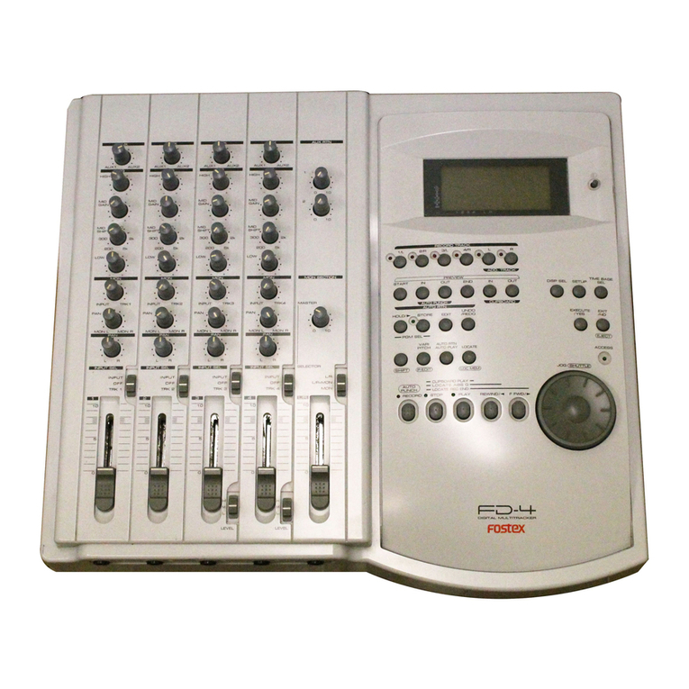 Fostex FD-4 Service manual
