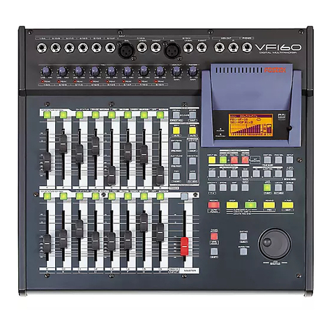 Fostex VF-160 Operation manual