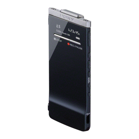 Sony ICD-TX50 User manual