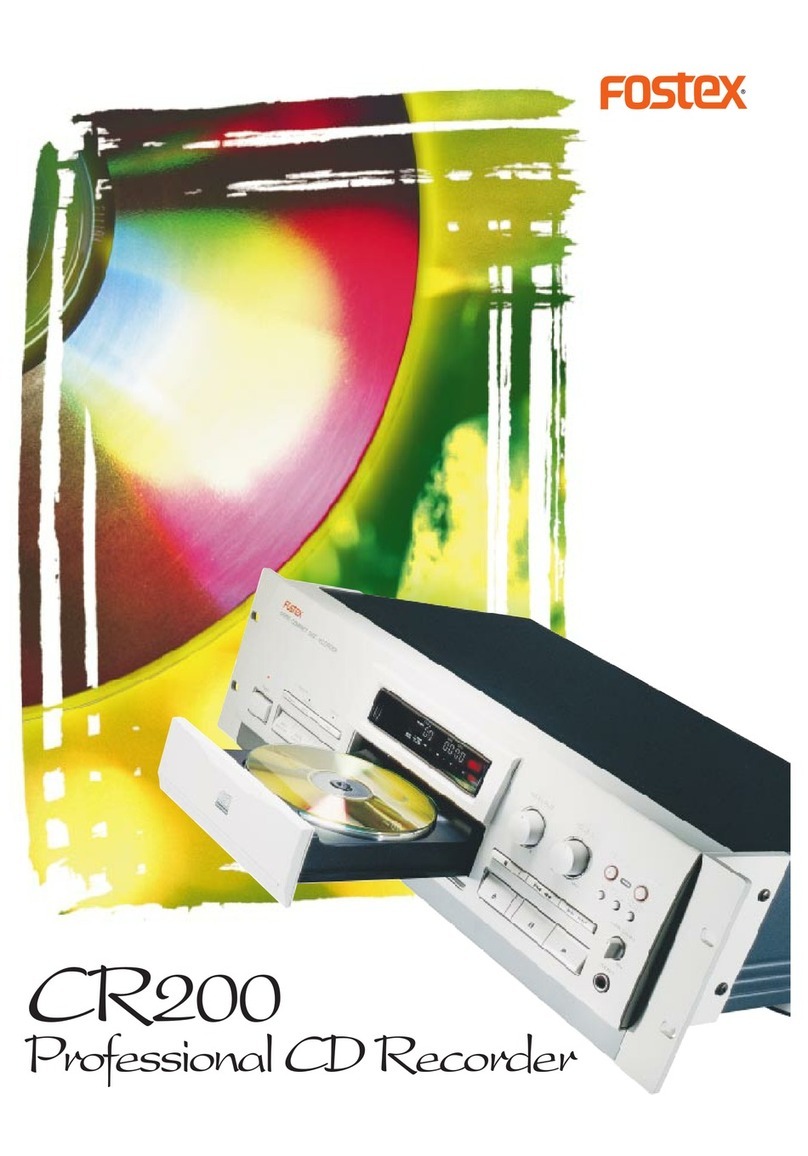 Fostex CR200 Brochure & specs