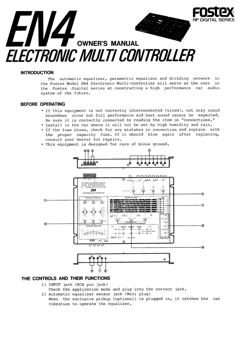 Fostex EN4 owner's manual
