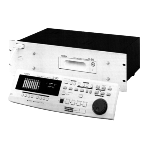 Fostex D-80 User manual