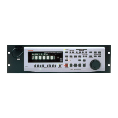 Fostex D-1624 Reference manual