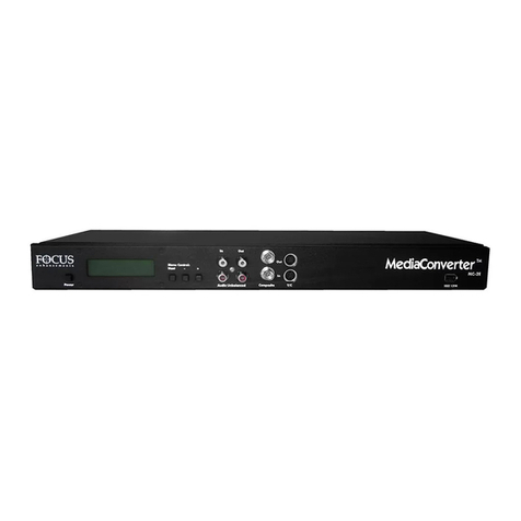 foc.us MEDIACONVERTER MC-2E User manual