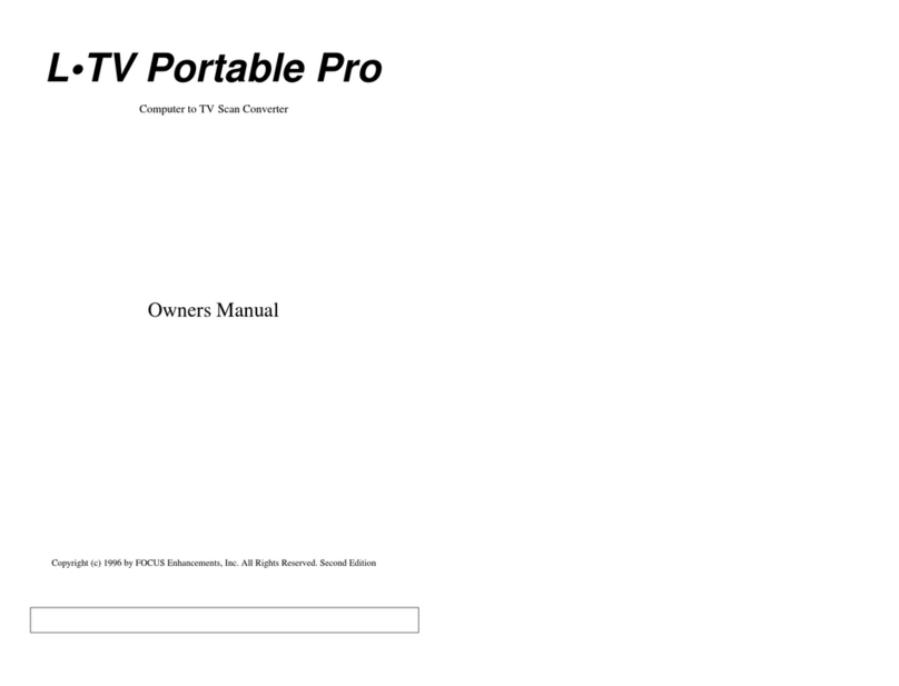 foc.us LTV Portable Pro owner's manual