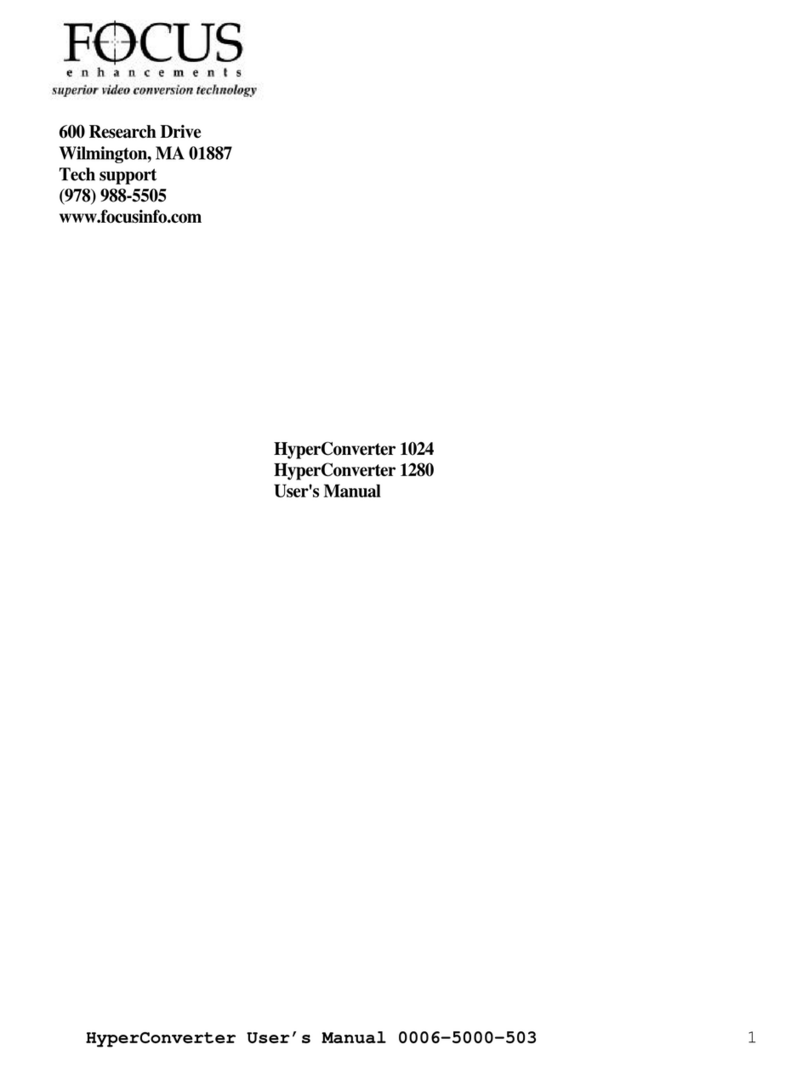 foc.us HyperConverter 1024 User manual