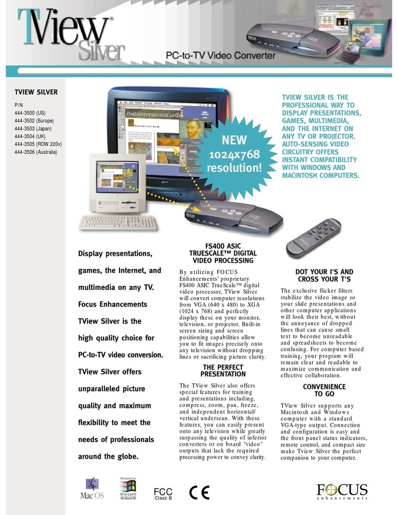 foc.us TView Silver User manual