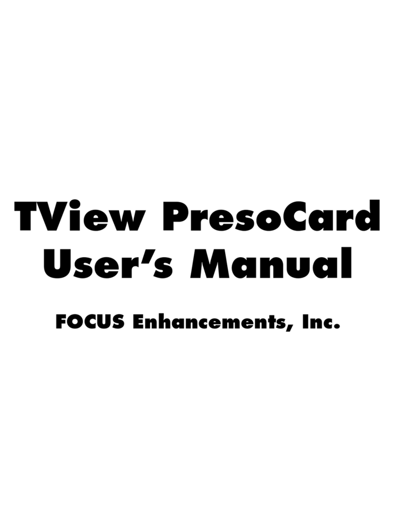 foc.us TView PresoCard user manual