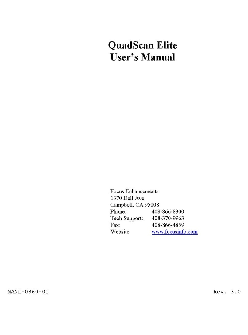 foc.us Quadscan Elite User manual