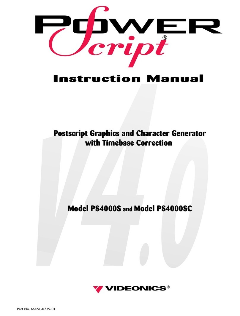 Videonics PowerScript PS4000S instruction manual