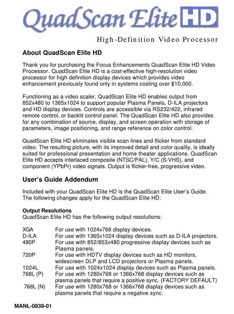 foc.us Quadscan Elite User manual