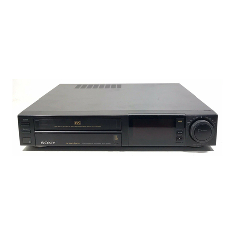 Sony SLV-373UC - Video Cassette Recorder User manual