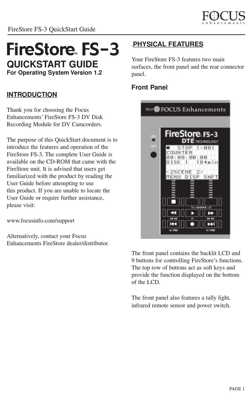 foc.us FireStore FS-3 User manual