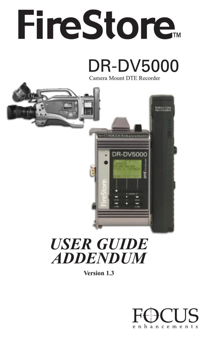 foc.us FireStore DR-DV5000 User guide addendum