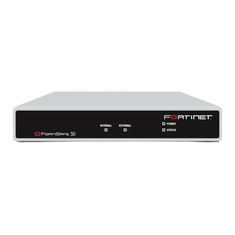Fortinet FortiGate FortiGate-50 Operator's manual