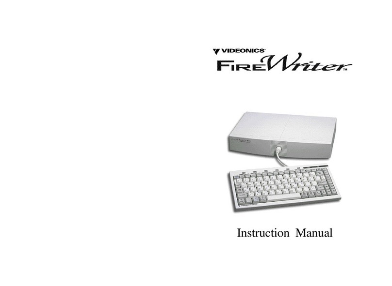 Videonics FIREWRITER REMOTE instruction manual