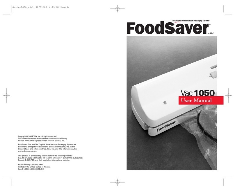 FoodSaver V1050 user manual