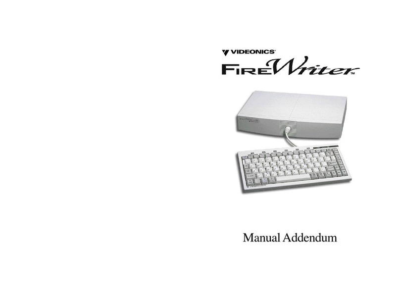 Videonics FIREWRITER REMOTE Installation and operating instructions