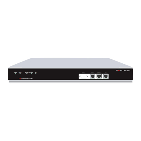 Fortinet FortiGate-200 installation guide