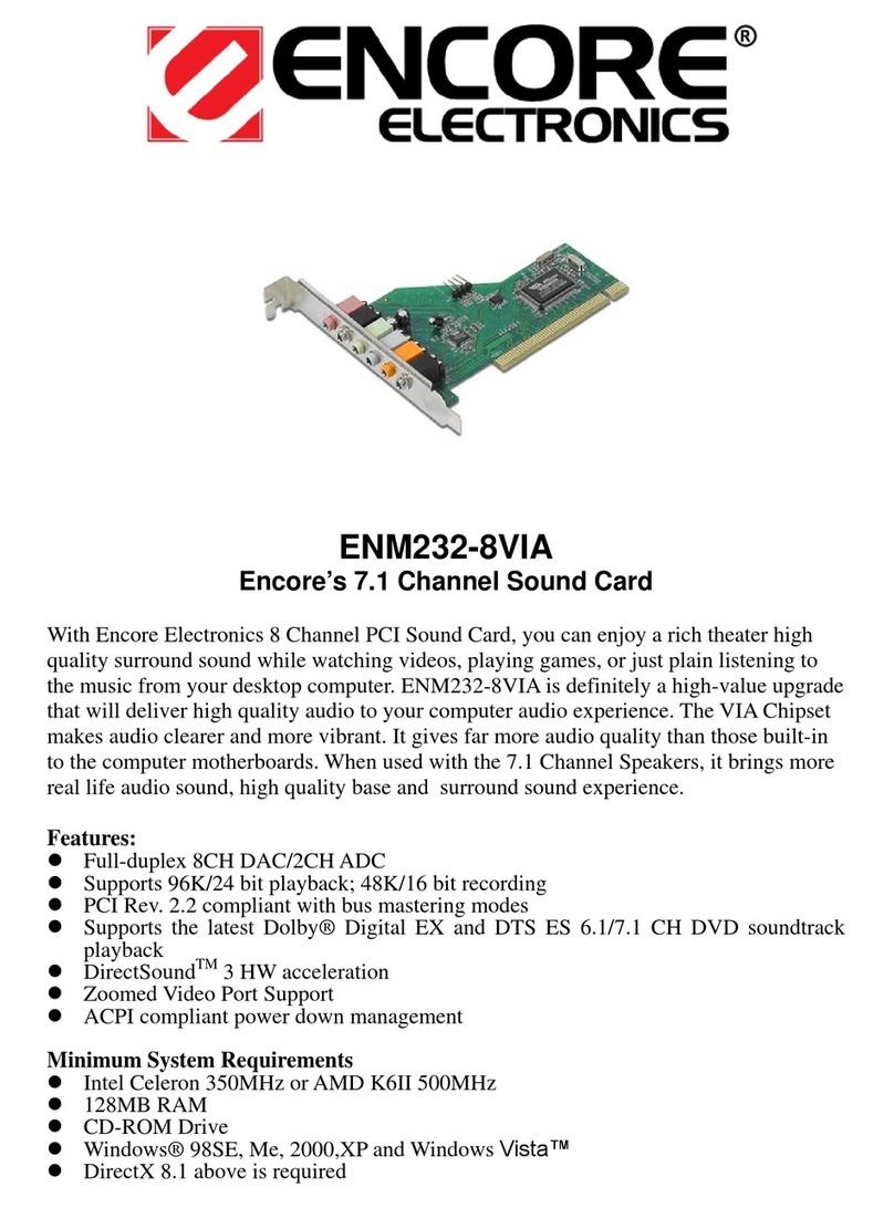 Encore ENM232-8VIA Specifications