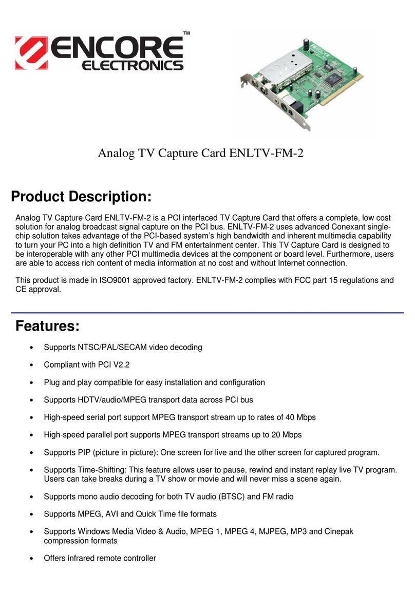 Encore ENLTV-FM-2 User manual