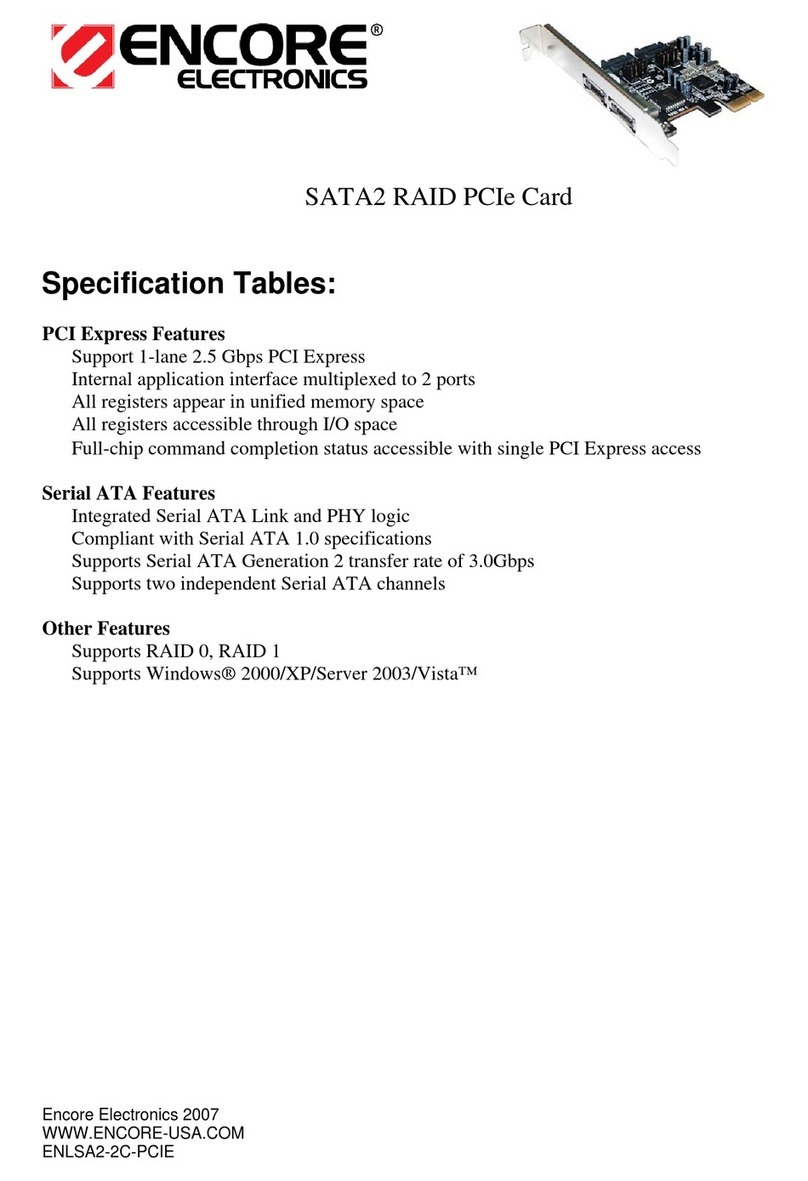 Encore ENLSA2-2C-PCIE User manual