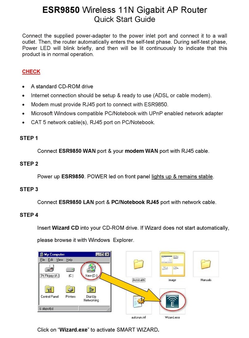 EnGenius ESR-9850 quick start guide EnGenius ESR-9850 quick start guide