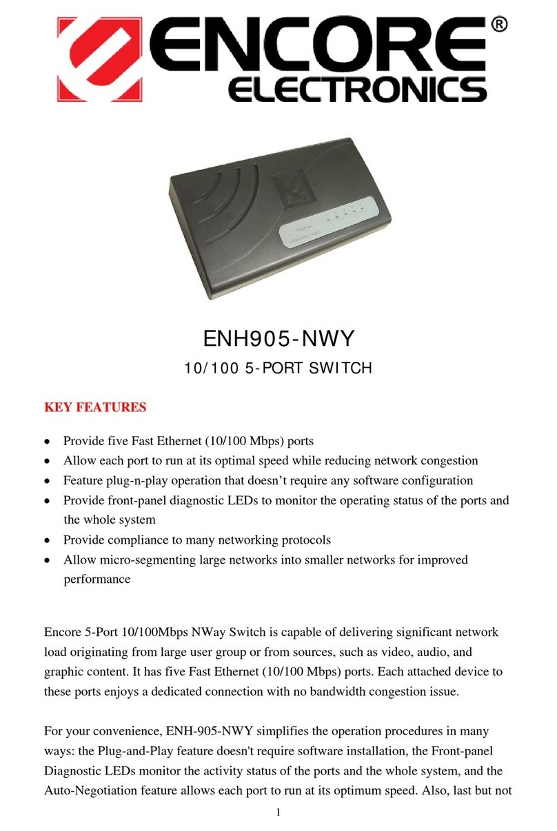 Encore ENH905-NWY User manual