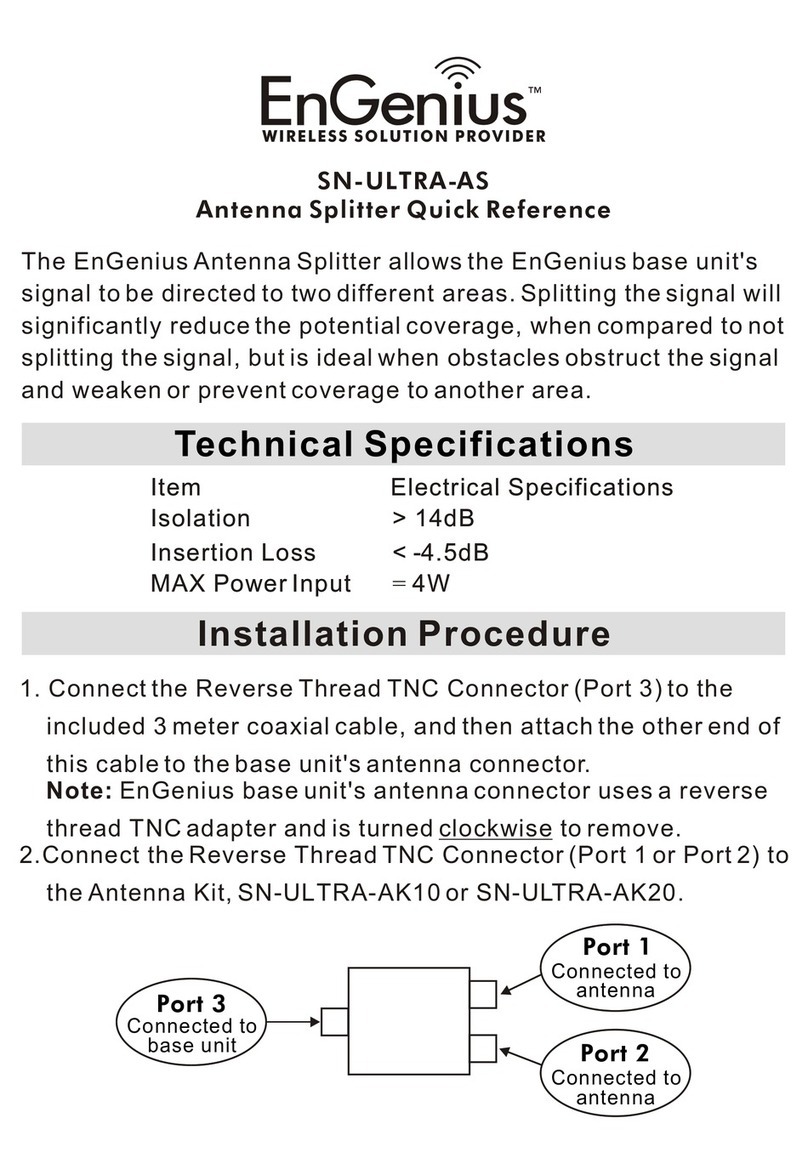 EnGenius Antenna Splitter User manual