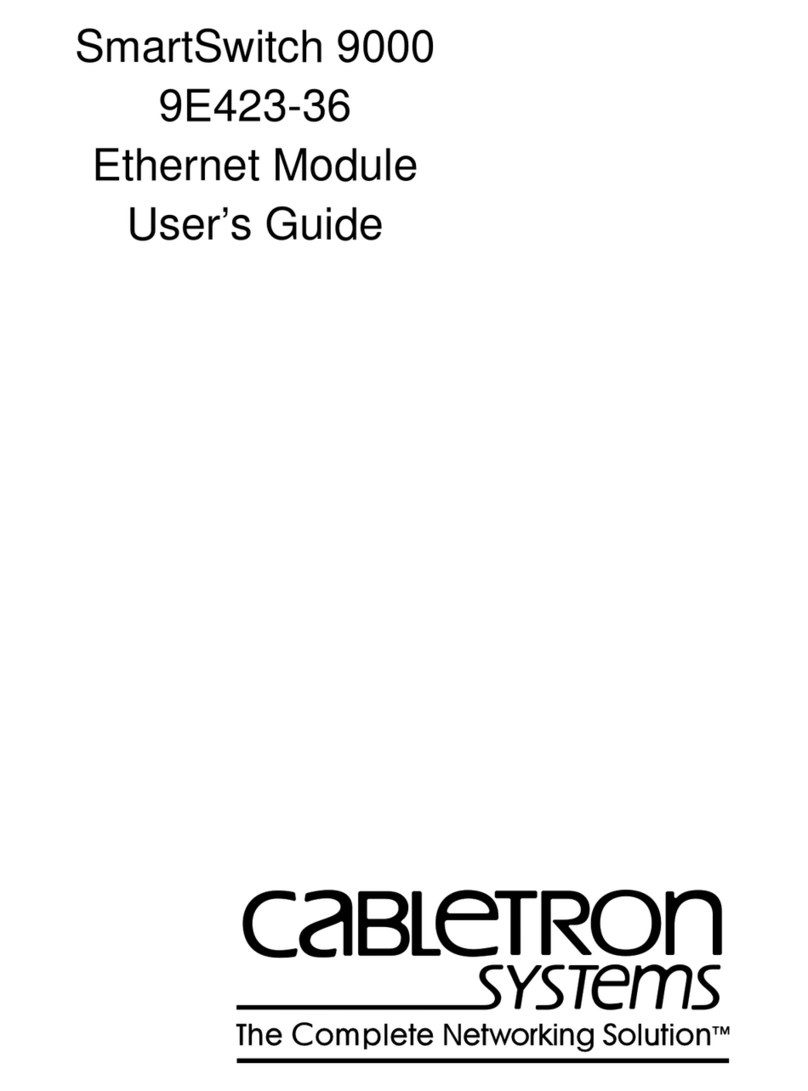 Cabletron Systems 9E423-36 user guide