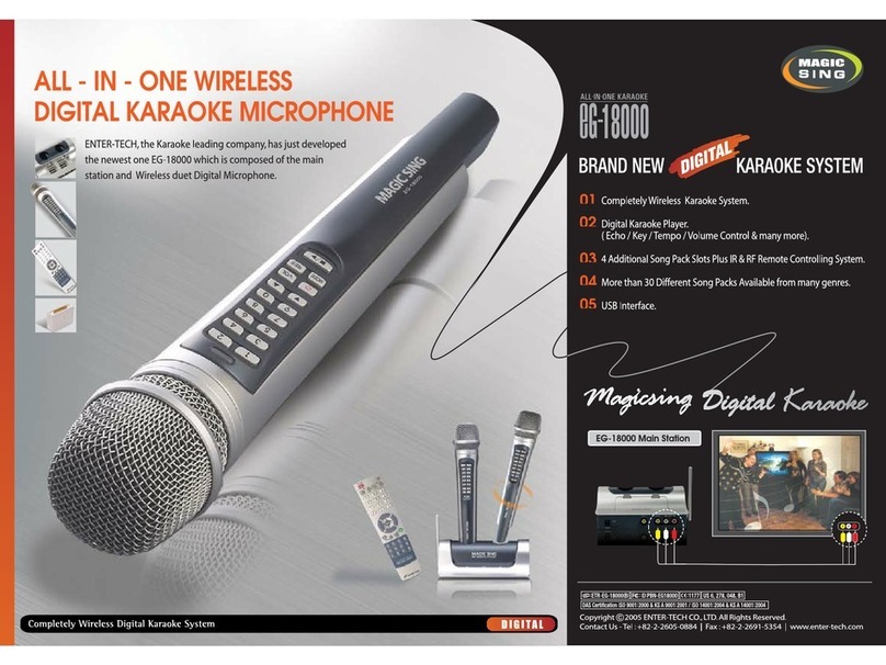 Enter-Tech MagicSing EG-18000 User manual