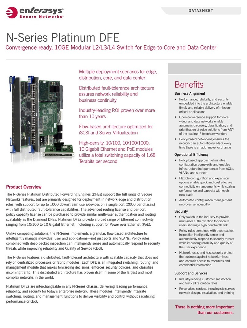 Enterasys Matrix 7H4382-49 User manual