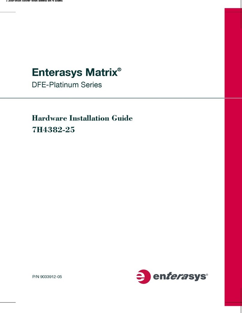 Enterasys Matrix 7H4382-25 Manual