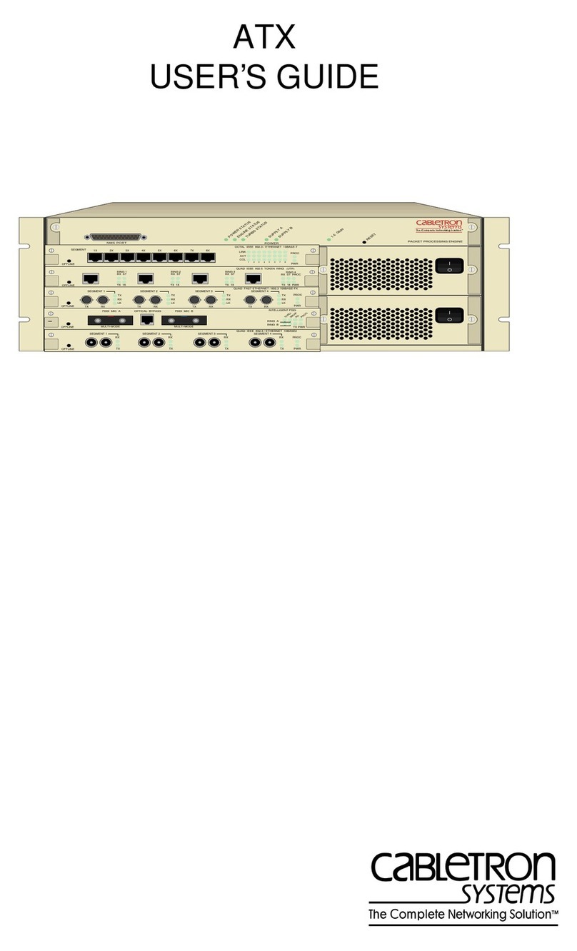 Cabletron Systems ATX user guide