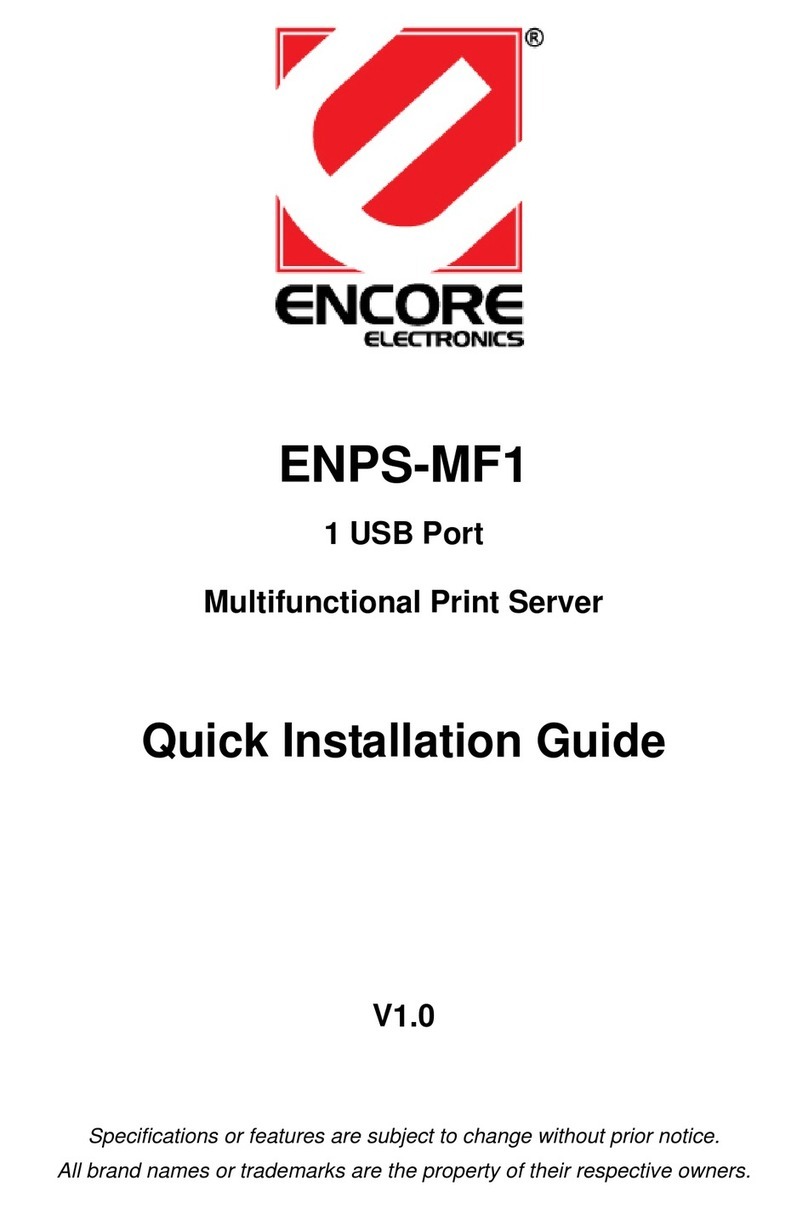 Encore ENPS-MF1 Quick installation guide