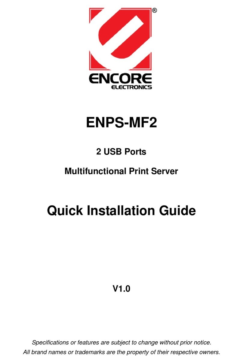 Encore ENPS-MF2 User manual Encore ENPS-MF2 User manual