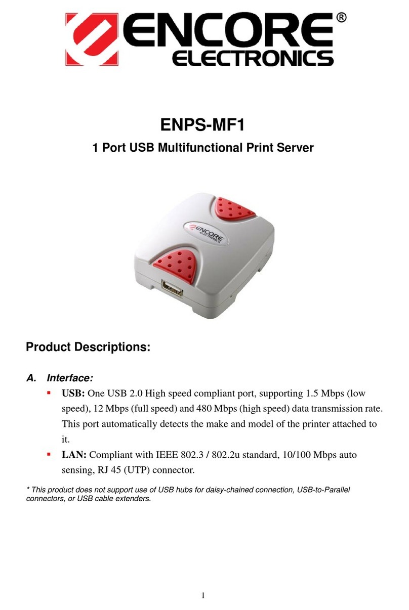 Encore ENPS-MF1 User manual Encore ENPS-MF1 User manual