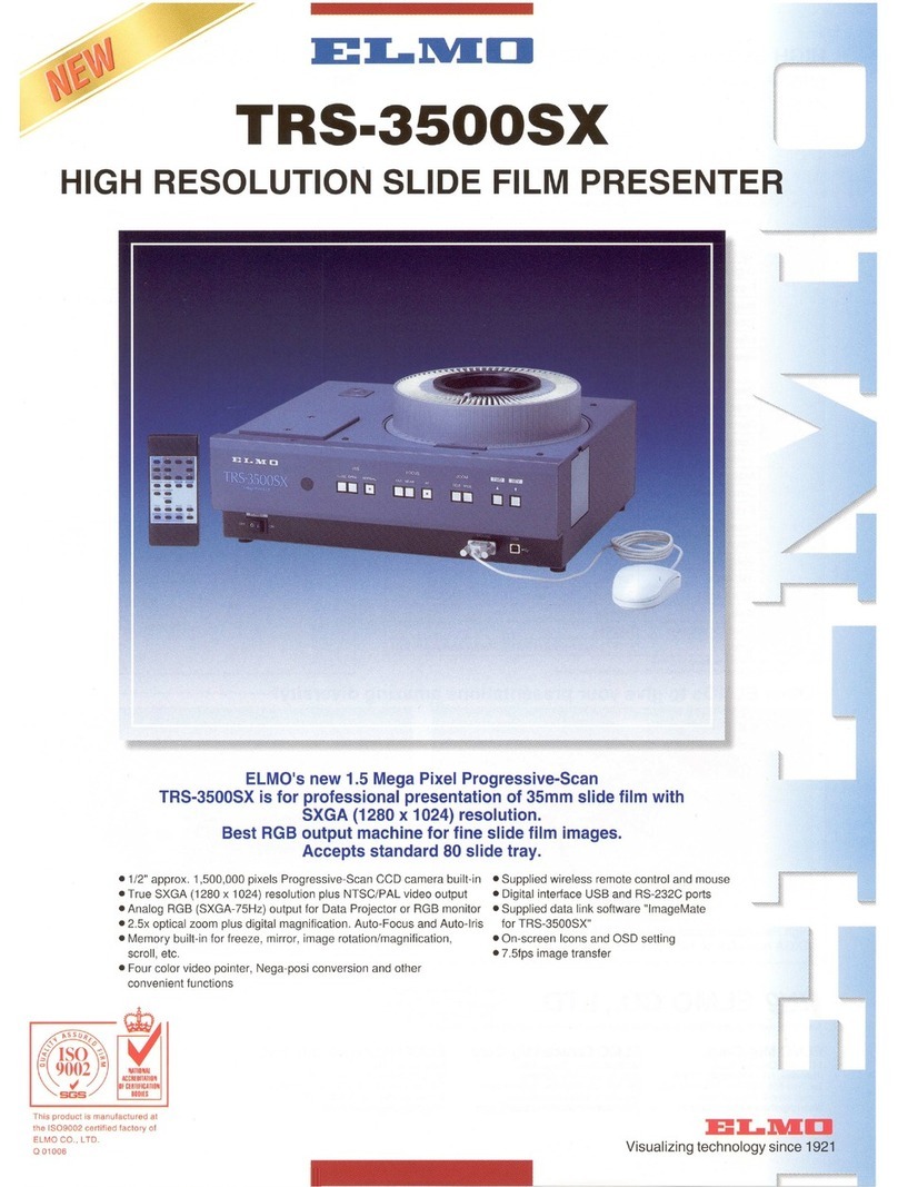 Elmo TRS-3500SX User manual