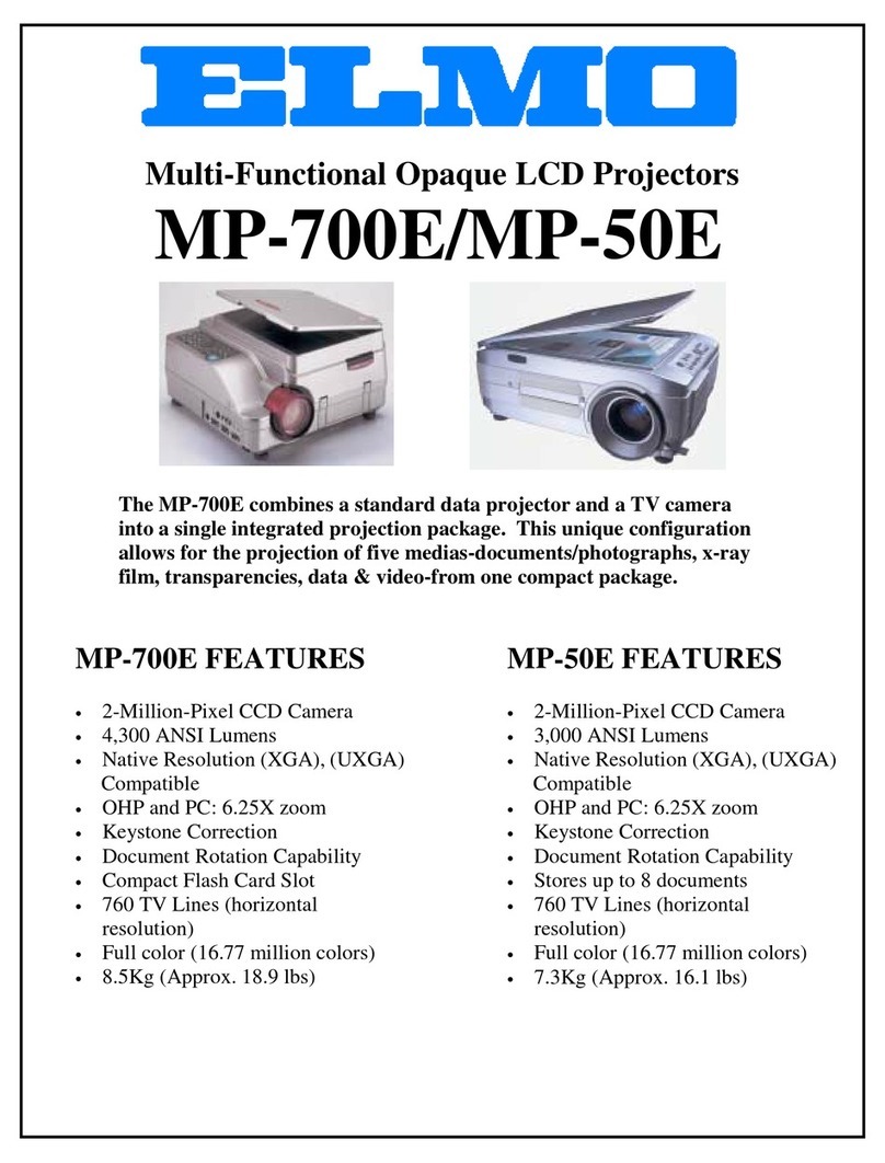 Elmo MP-50E Specifications
