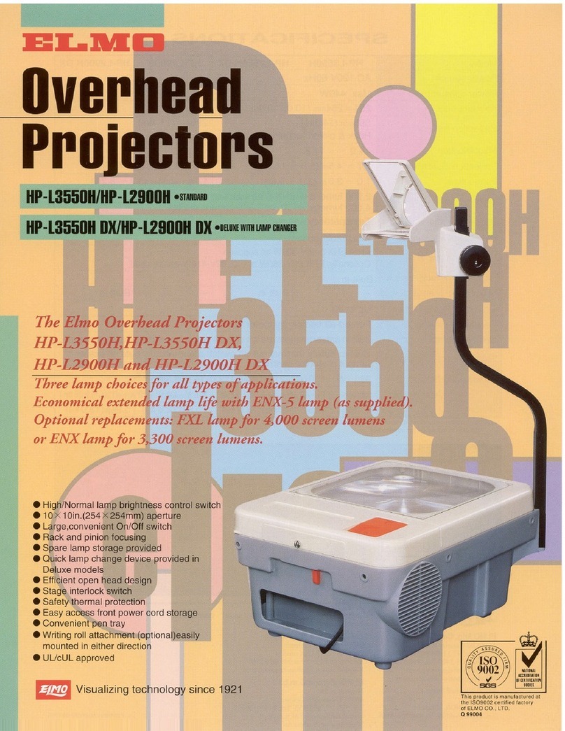 Elmo HP-L2900H DX User manual