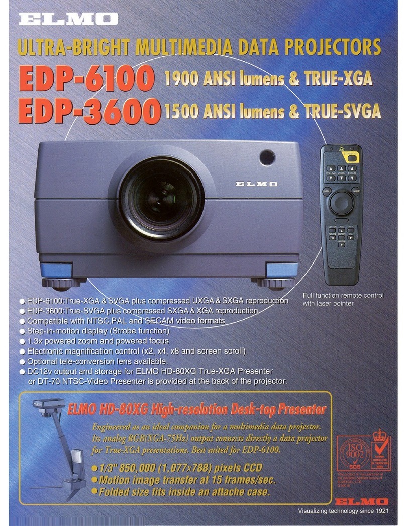 Elmo EDP-3600 User manual Elmo EDP-3600 User manual