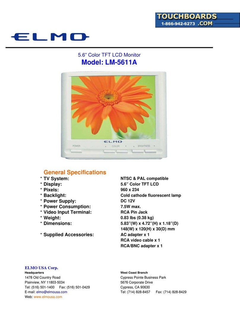 Elmo LM-5611A User manual