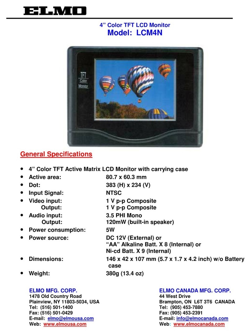 Elmo LCM4N User manual