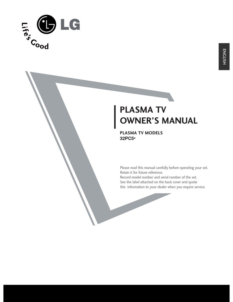LG 32PC51 User manual