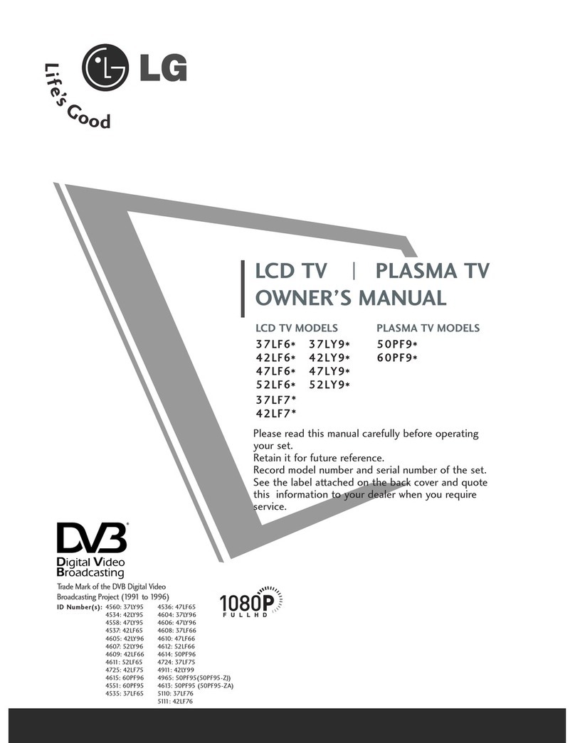LG 37LF65 User manual
