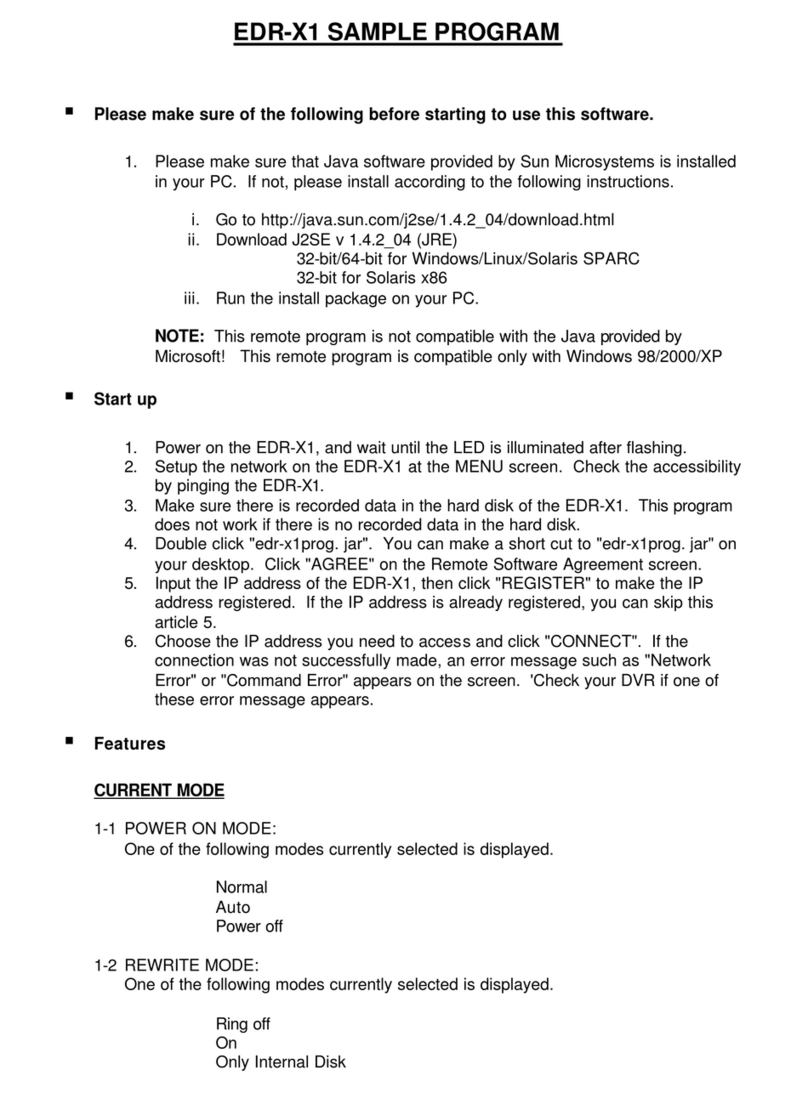 Elmo EDR-X1 Troubleshooting guide