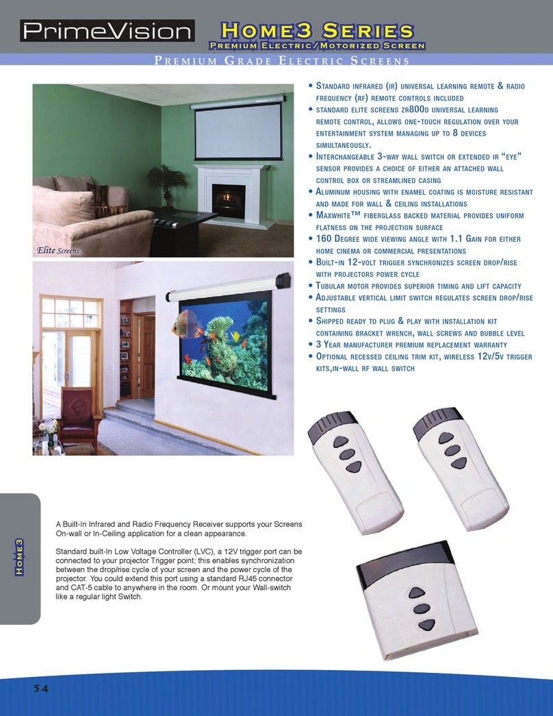 Elite Screens Home100IWH3 User manual