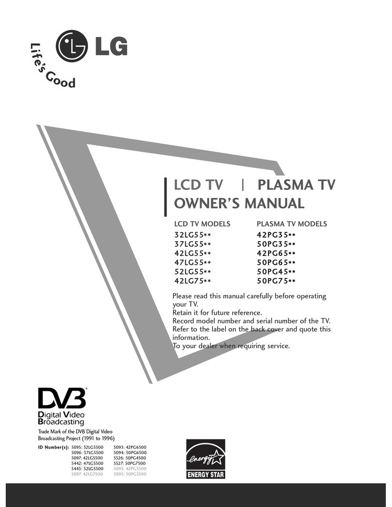 LG 50PG6500 User manual