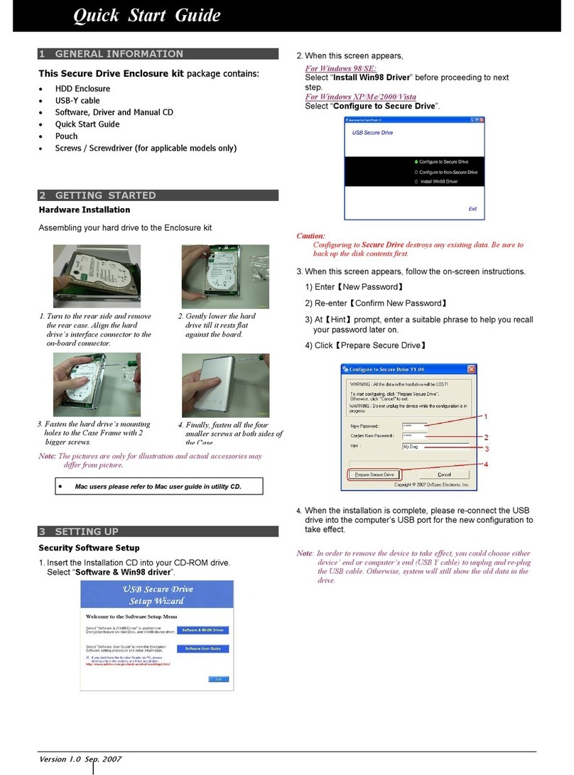 Emprex D250PE quick start guide