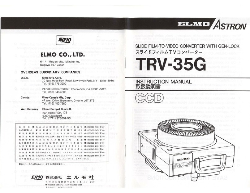 Elmo TRV-35G User manual Elmo TRV-35G User manual